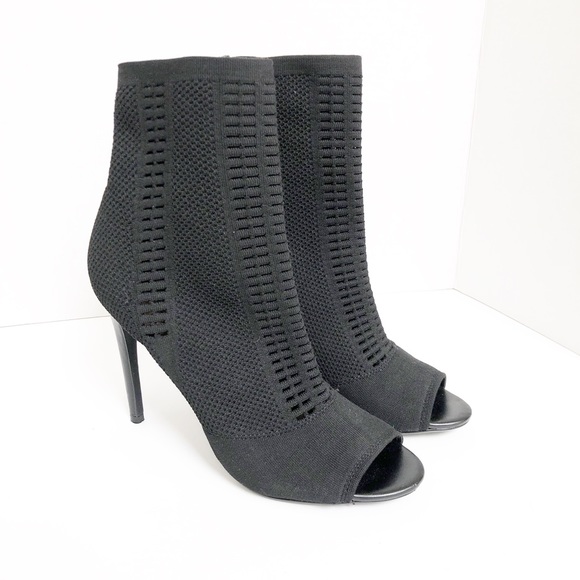 Steve Madden Shoes - Steve Madden Black Open Toe CANDID Booties